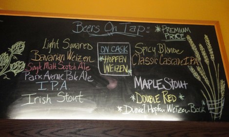 Square One chalk board