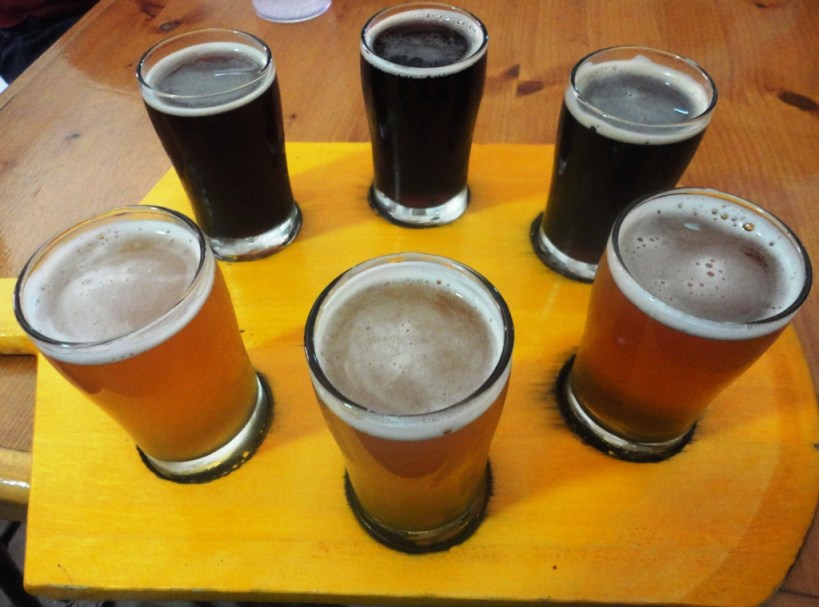 Dunedin Brewing Sampler tray