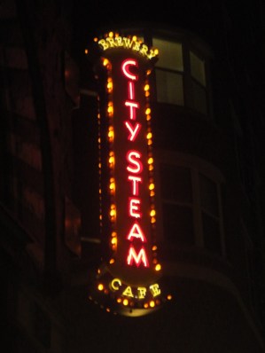 City Steam Sign