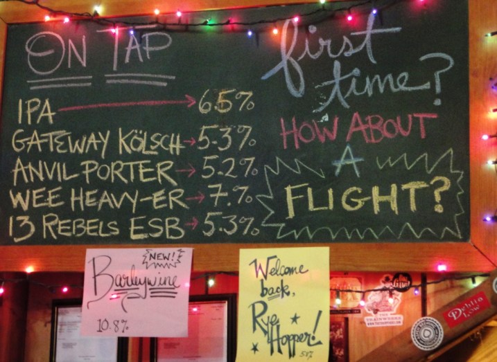 French Broad Brewing Company Chalkboard