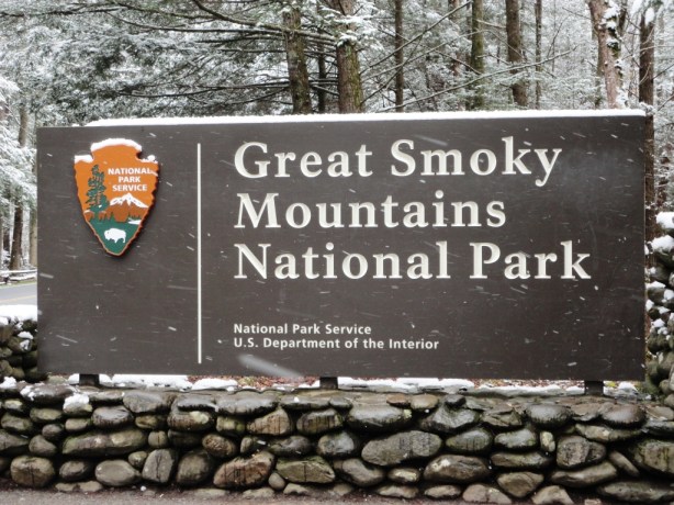 Great Smoky Mountain National Park Sign