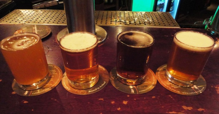 J.W. Sweetman Craft Brewery Sampler