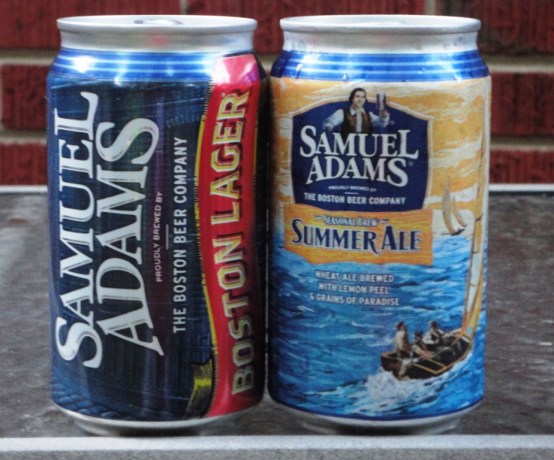 Sam Adams in a Can