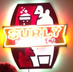 Surly Brewing Company sign