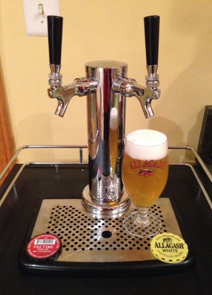Allagash White Kegerator Keg