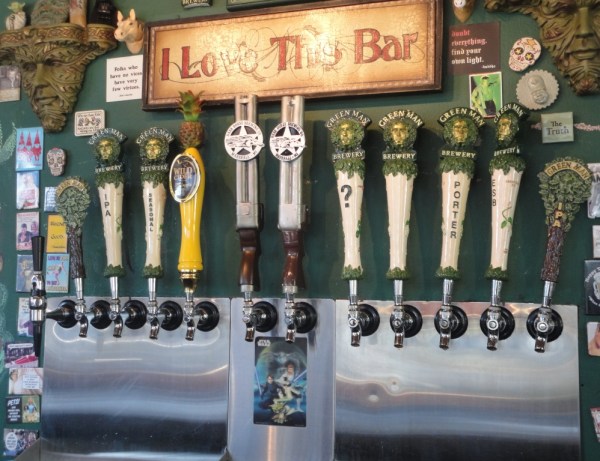 Green Man Brewery Taps