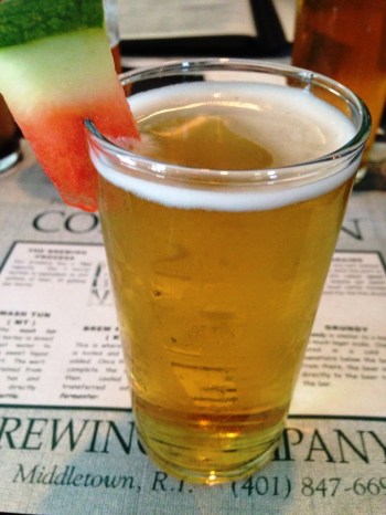 Coddington Brewing Company watermelon ale