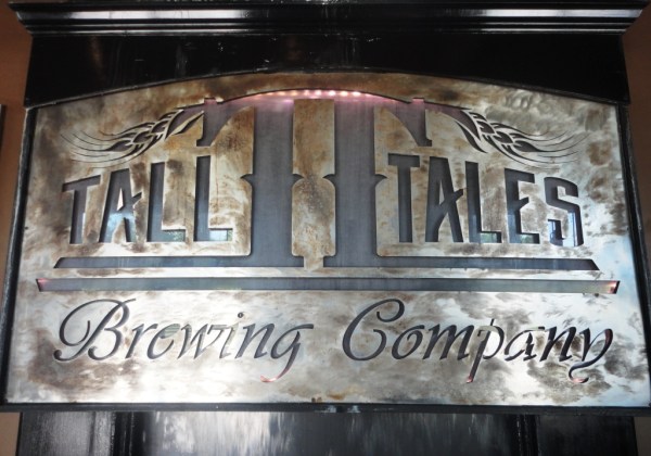 Tall Tales Brewing Company sign