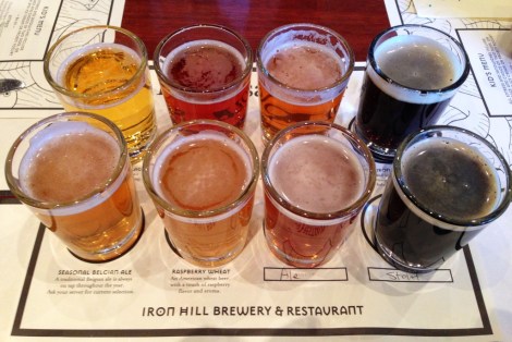 Iron Hill Beer Sampler