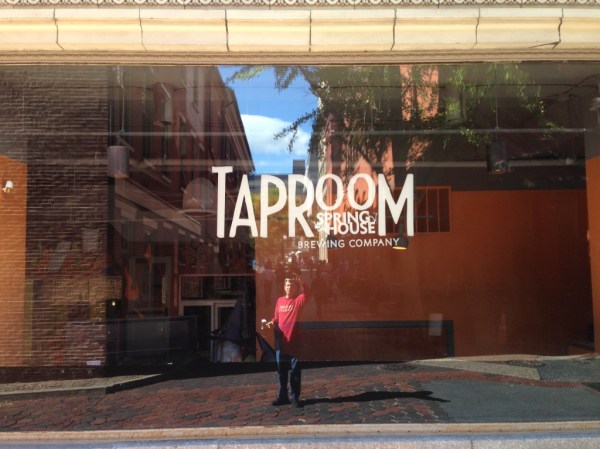 Spring House Brewing Company Tap Room Window