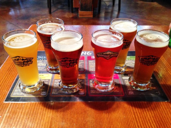 Granville Island Brewing sampler