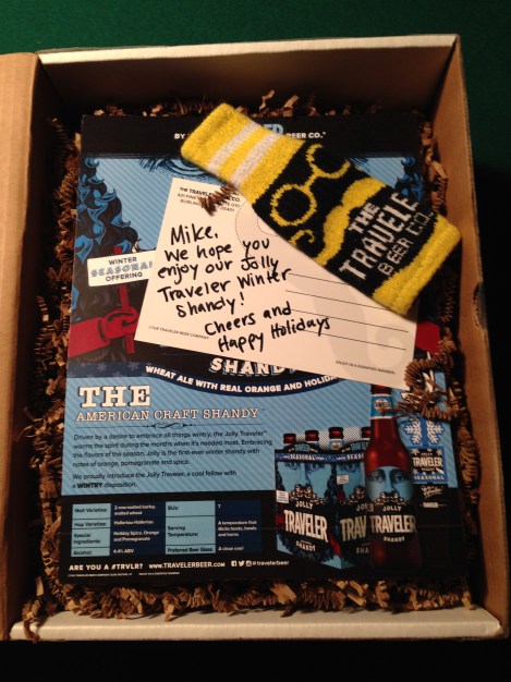 Jolly Traveler Winter Shandy box contents