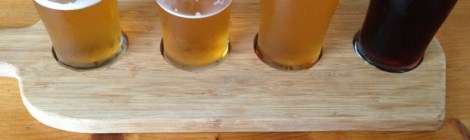 Dunedin Brewery flight