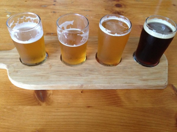 Dunedin Brewery flight