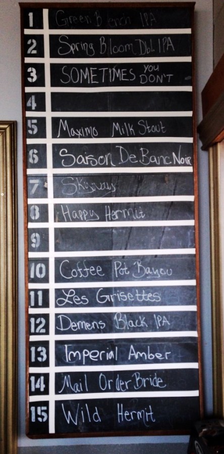 Green Bench Chalkboard