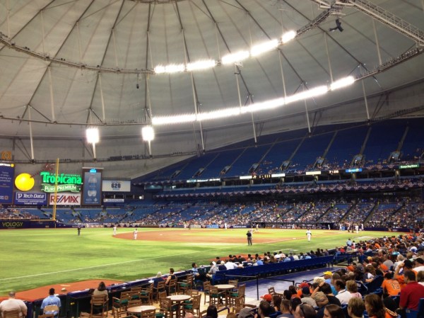 Tropicana Field inside