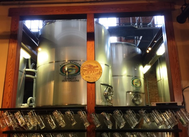 Appalachian Brewing Company tanks