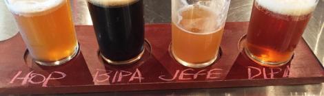 J Wakefield Brewing Flight 1