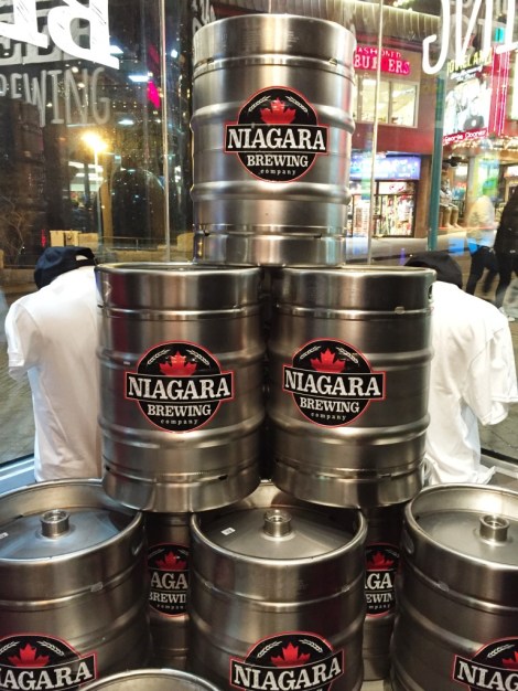 Niagara Brewing Company kegs