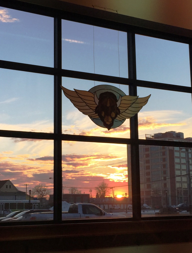 Flying Bison sunset