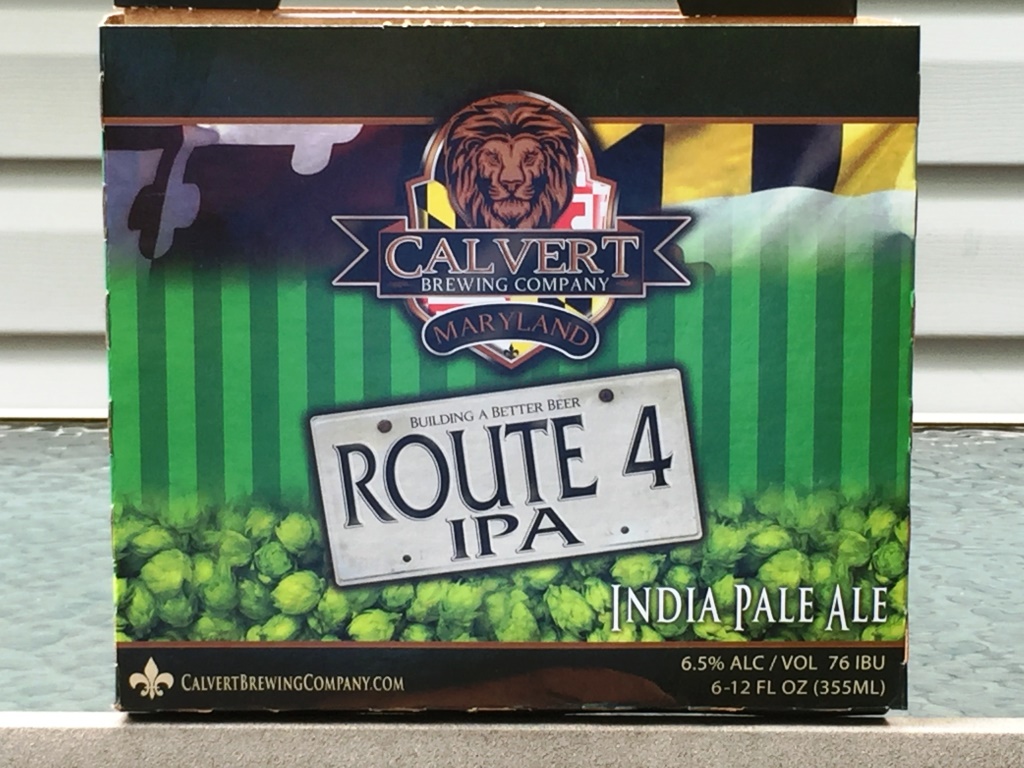 Calvert Brewing Company Route 4 IPA six-pack