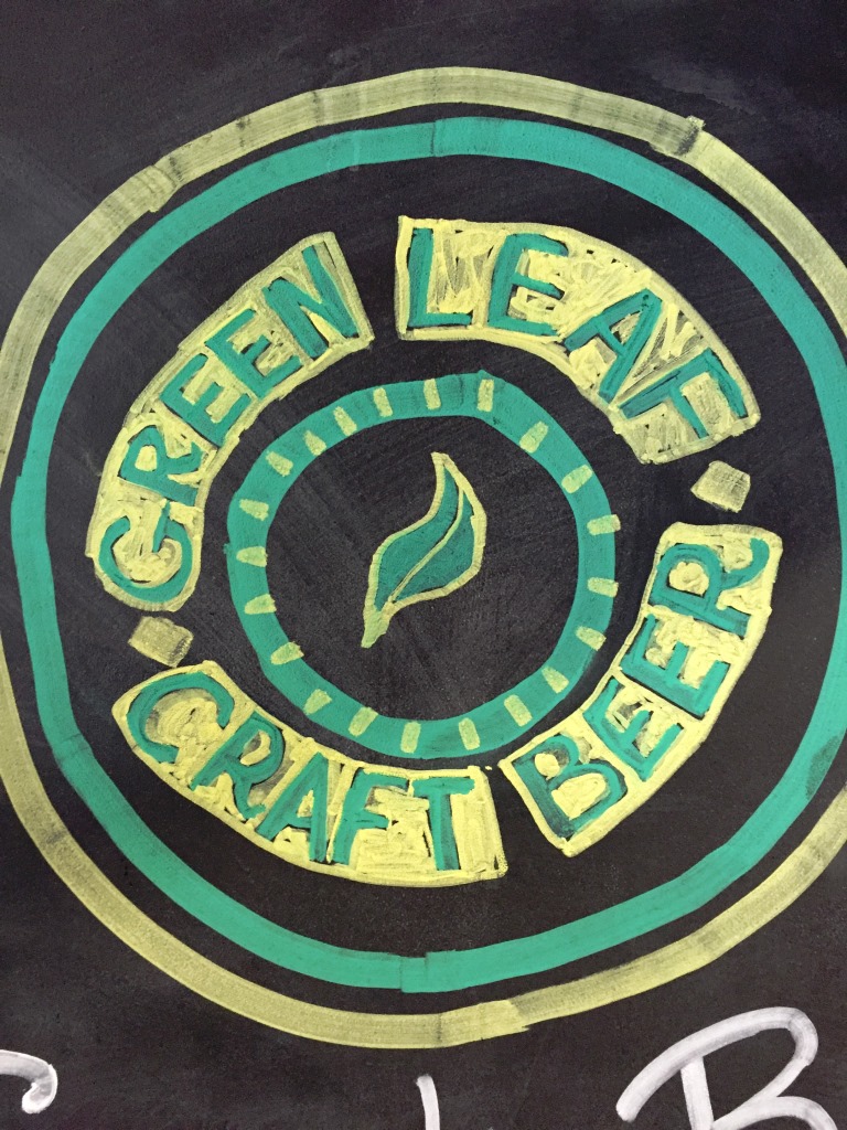 Green Leaf Brewing Company chalkboard3