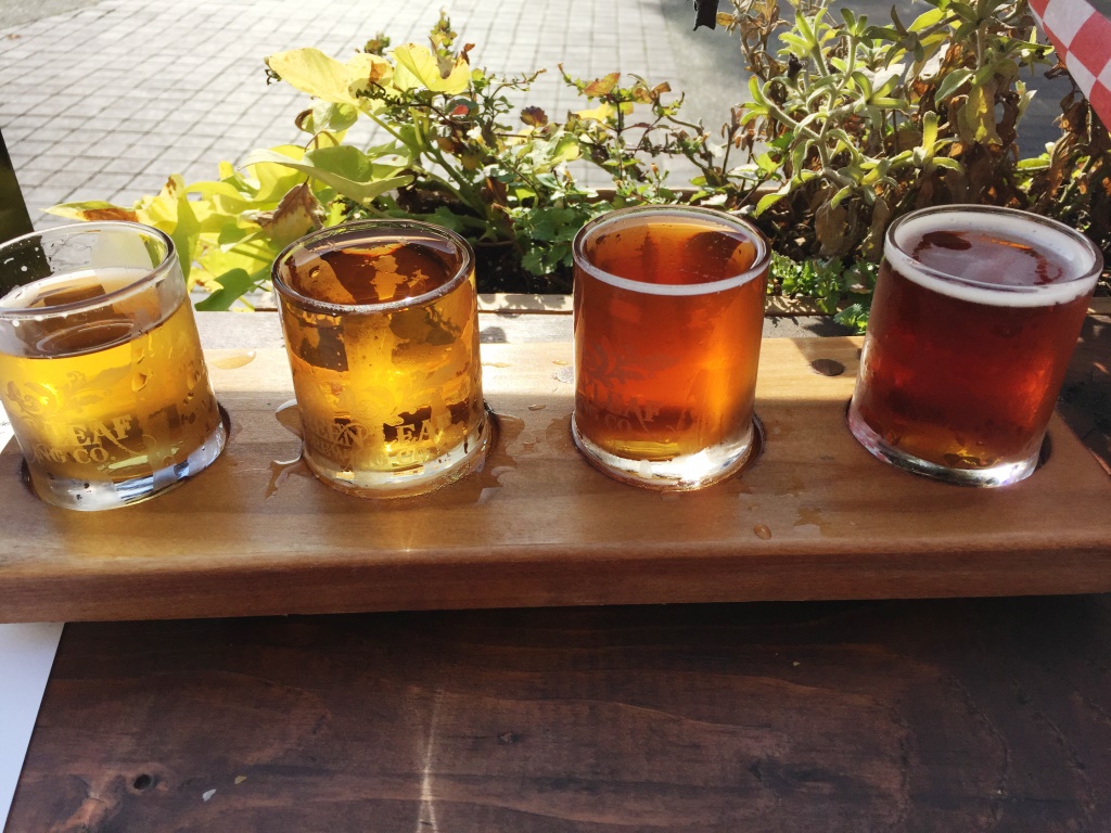 Green Leaf Brewing Company sampler