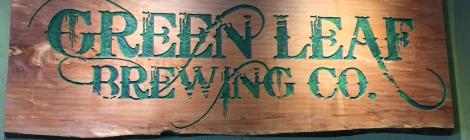 Green Leaf Brewing Company sign