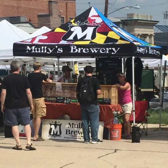 Mully's Brewery tent