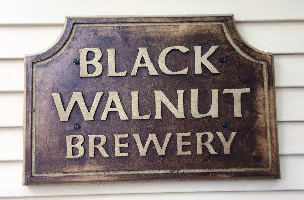 Black Walnut Brewery sign