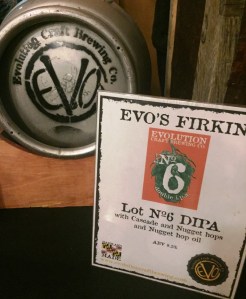 Evolution Craft Brewing Company firkin