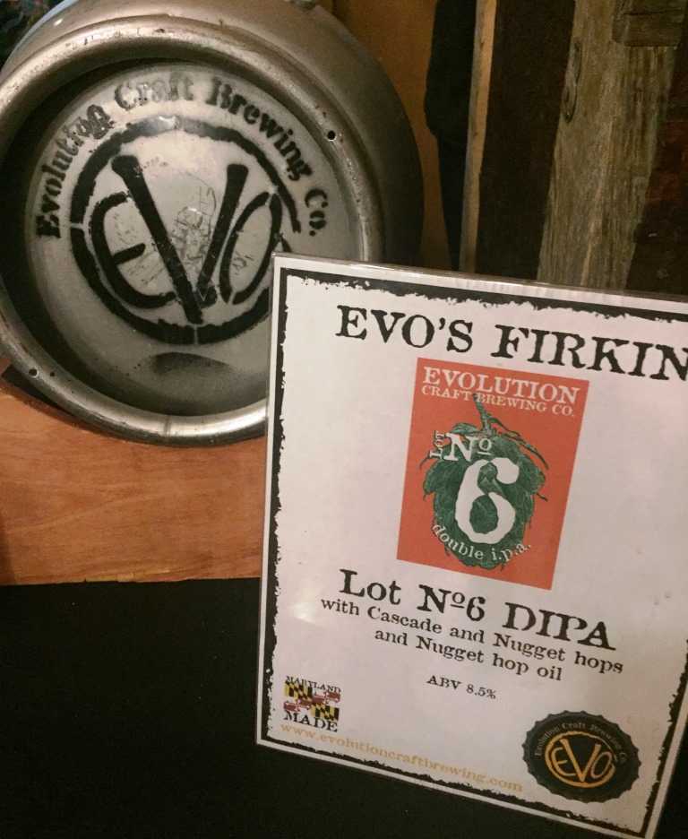 Evolution Craft Brewing Company firkin